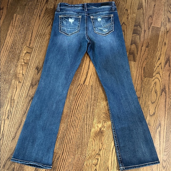 Daytrip Women's Blue Flare Jeans - Picture 4 of 5